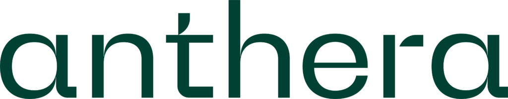 Anthera Logo Green Inverted