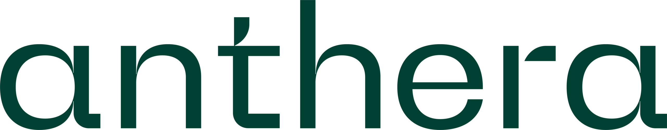 Anthera Logo Green Inverted